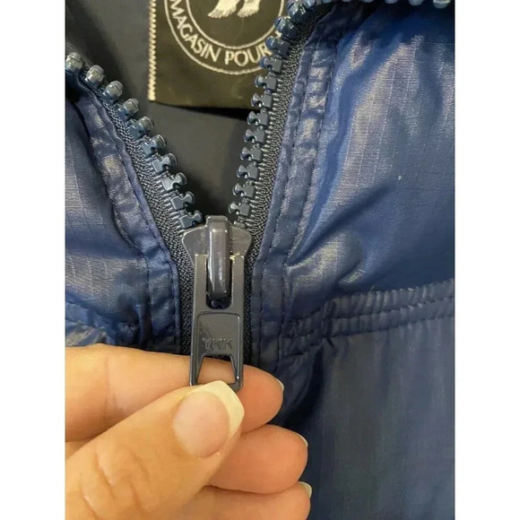 Men's Blue Puffer Jacket - Picture 4 of 16